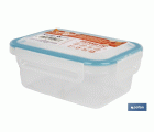 FIAMBRERA AZUL RECTANGULAR CON JUNTA BI-MATERIA MODELO YUBA 0,5 L