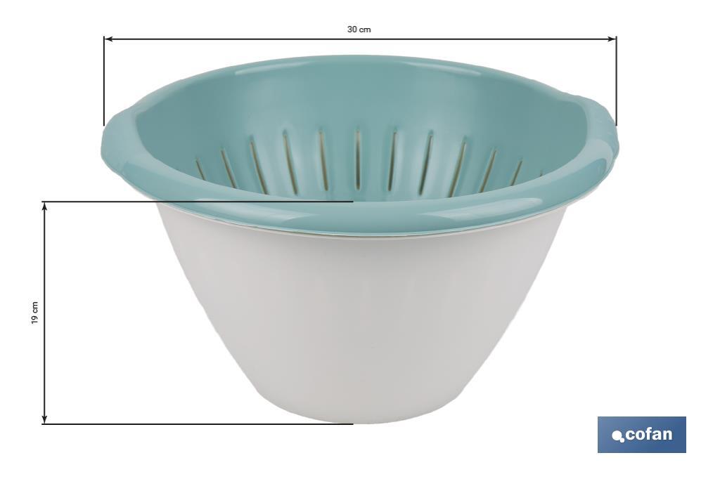 ENSALADERA+ESCURREVERDURAS 5.7 L