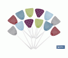 Matamoscas manual | Fabricado en PVC | Pack 12 Unidades
