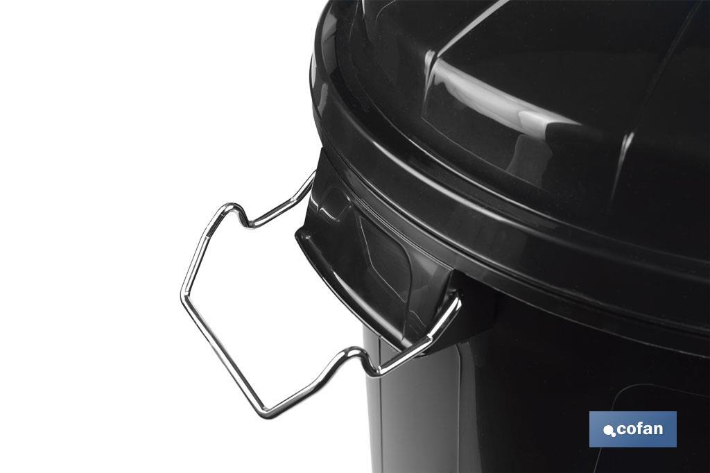 CUBO DE BASURA CON ASAS METÁLICAS 100 L