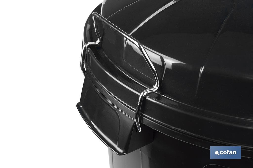 CUBO DE BASURA CON ASAS METÁLICAS 100 L