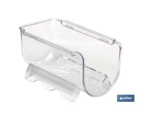 Botellero para frigoríficos | Para una botella de 2 litros | Estante apilable transparente