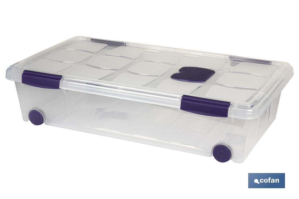 CAJA ORDENACION CON RUEDAS 30L MODELO RICORDI 73X41X18cm