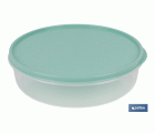Fiambrera para Tortilla Redonda | En Tres Colores| Medida: 24,5 x 6,5 cm