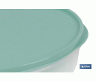 FIAMBRERA TORTILLA REDONDA VERDE  24.5X6.5cm venta unitaria