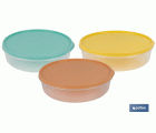 FIAMBRERA TORTILLA REDONDA VERDE  24.5X6.5cm venta unitaria