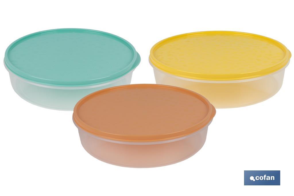 FIAMBRERA TORTILLA REDONDA VERDE  24.5X6.5cm venta unitaria