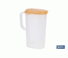JARRA DE AGUA 2L NARANJA  MODELO MANANTIAL 25X19X9.5CM
