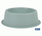 COMEDERO REDONDO VERDE AGUA 24.5X7.5 cm venta unitaria