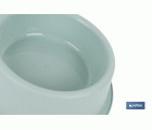 COMEDERO REDONDO VERDE AGUA 24.5X7.5 cm venta unitaria