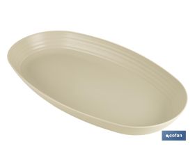 Fuente Ovalada Multiusos | En 2 Colores | Medida: 39 x 22 x 4,5 cm