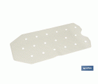 Alfombrilla de baño rectangular | Adecuada para bañera o ducha | Superficie antideslizante | Varios colores | Medidas: 36 x 72 cm
