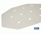 ALFOMBRA ANTIDESLIZANTE CON VENTOSAS BAÑERA/DUCHA BLANCO 36 X 72 cm