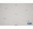 ALFOMBRA ANTIDESLIZANTE CON VENTOSAS BAÑERA/DUCHA BLANCO 36 X 72 cm