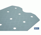 ALFOMBRA ANTIDESLIZANTE CON VENTOSAS BAÑERA/DUCHA AZUL CLARO 36 X 72 cm