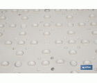 ALFOMBRA ANTIDESLIZANTE CON VENTOSAS  BAÑERA/DUCHA BLANCO 53 X 53 cm