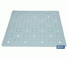 ALFOMBRA ANTIDESLIZANTE CON VENTOSAS BAÑERA/ DUCHA AZUL CLARO 53 X 53 cm