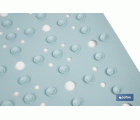 ALFOMBRA ANTIDESLIZANTE CON VENTOSAS BAÑERA/ DUCHA AZUL CLARO 53 X 53 cm