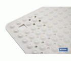 ALFOMBRA PLUS ANTIDESLIZANTE CON VENTOSAS BAÑERA/ DUCHA BLANCO 60 X 60 cm