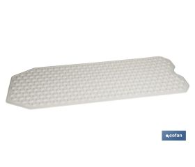 Alfombrilla de baño rectangular | Adecuada para bañera o ducha | Superficie antideslizante | Varios colores | Medidas: 40 x 104 cm