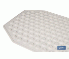 ALFOMBRA PLUS ANTIDESLIZANTE CON VENTOSAS BAÑERA /DUCHA BLANCO 40 X104 cm