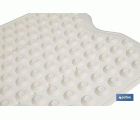 ALFOMBRA PLUS ANTIDESLIZANTE CON VENTOSAS BAÑERA /DUCHA BLANCO 40 X104 cm