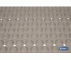 ALFOMBRA PLUS ANTIDESLIZANTE CON VENTOSAS BAÑERA/DUCHA BEIS PIEDRA 40 X104 cm