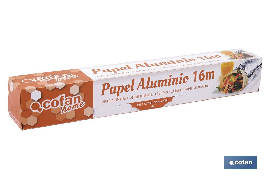 PAPEL ALUMINIO DOMÉSTICO 16M