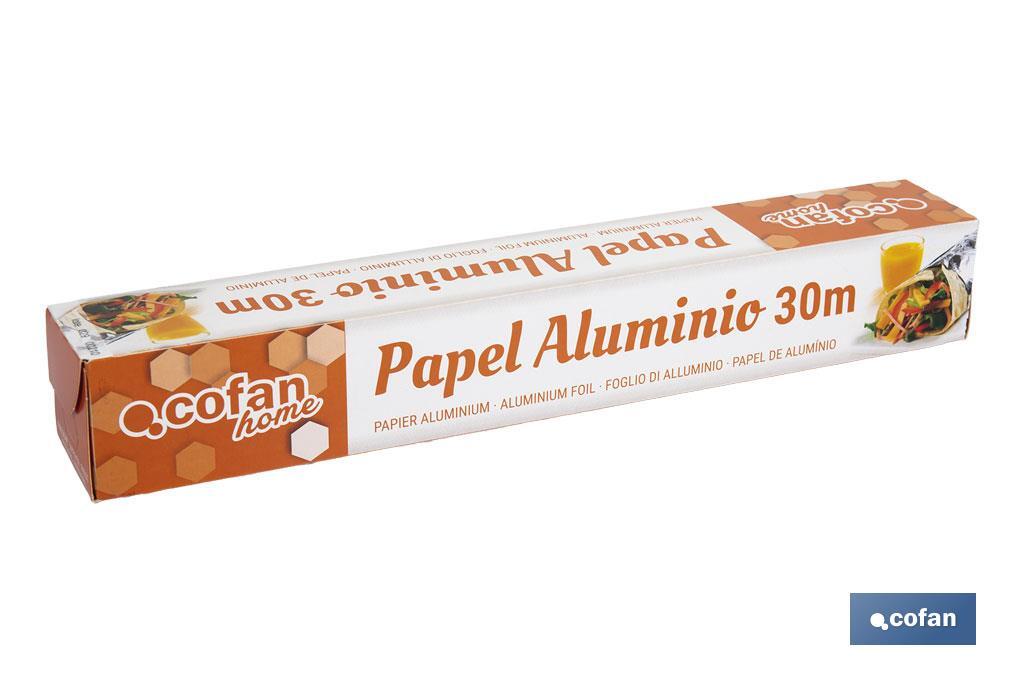 PAPEL ALUMINIO DOMÉSTICO 30M