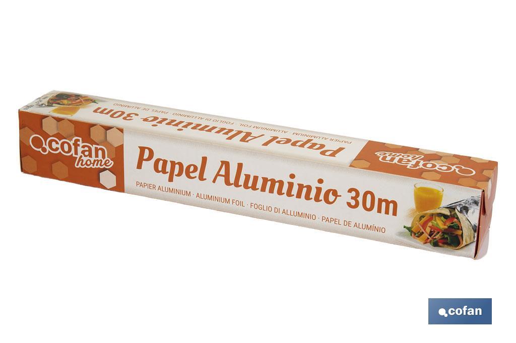 PAPEL ALUMINIO DOMÉSTICO 30M
