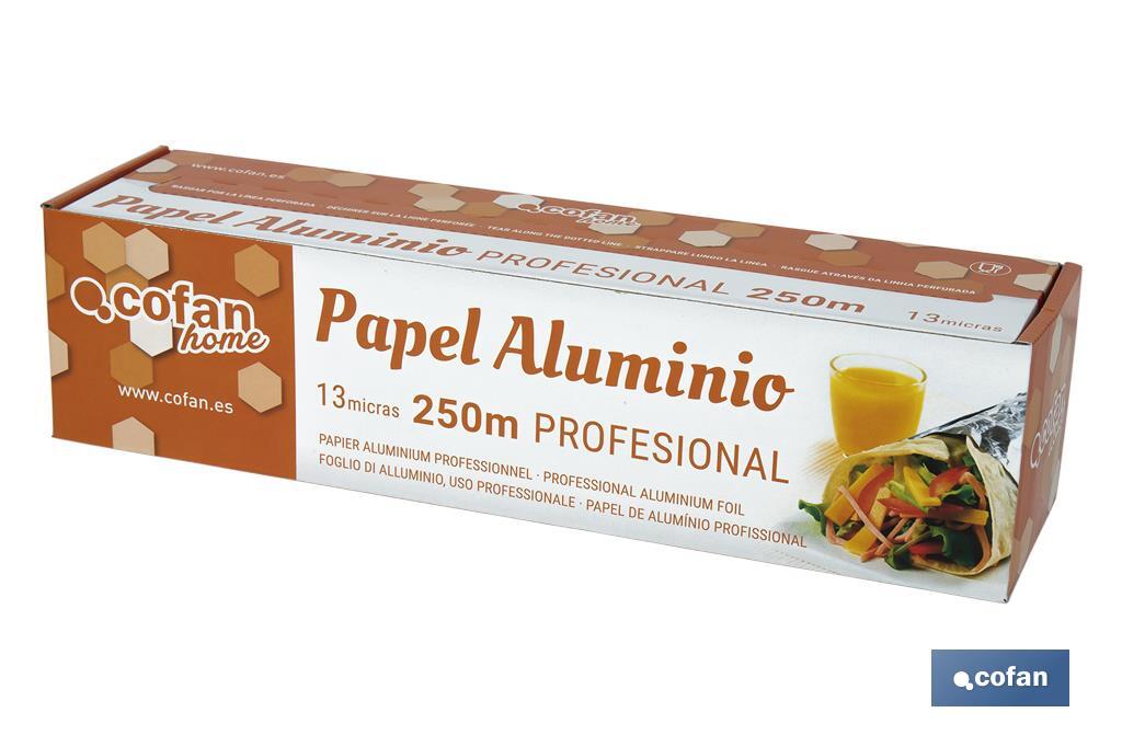 PAPEL ALUMINIO PROFESIONAL 13 MICRAS 2KG