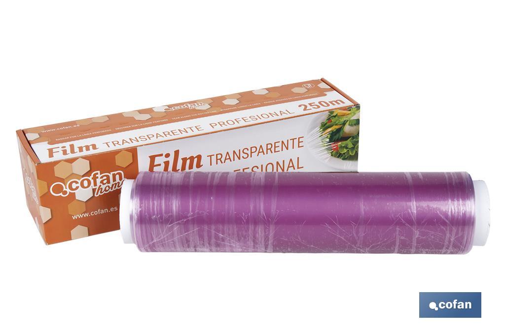 FILM TRANSPARENTE PROFESIONAL 250M 0.953KG