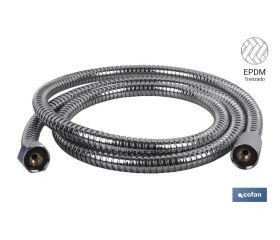 Flexo de Ducha | Inoxidable | Extensible | Longitud 1,5 | Rosca 1/2 Universal | Racores de Latón
