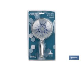 MANGO DUCHA CROMADO CON 5 FUNCIONES