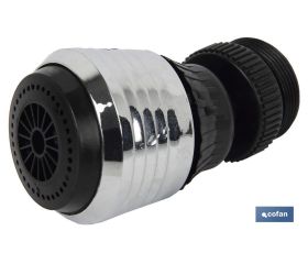 Grifo Borboteado | 2 Funciones | Con Filtro Aireador y Sistema de Ahorro de Agua | Medida 3,8 cm