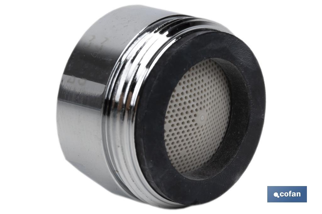 FILTRO DE GRIFO AIREADOR LATÓN AHORRO AGUA 40% Ø24 MM