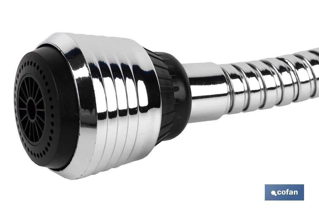 BORBOTEADOR 15CM 2 FUNCIONES CON FILTRO DE AHORRO DE AGUA