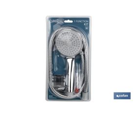 KIT DUCHA 1 FUNC. (MANGO+FLEXO+COLGADOR)