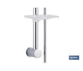 KIT DUCHA BARRA DESLIZANTE 3 PCS 5 FUNCIONES BLANCO