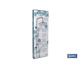 COLUMNA DE DUCHA REDONDA 5 FUNCIONES