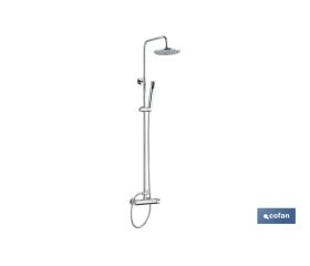 Columna de Ducha con Grifería Monomando | 5 Piezas |Fabricado en ABS Cromado