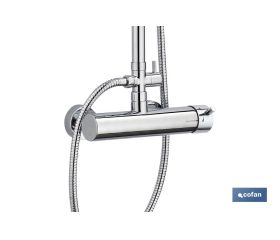 COLUMNA DE DUCHA CON GRIFO MONOMANDO 80-115