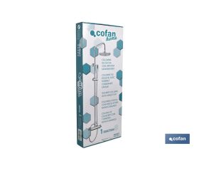 COLUMNA DE DUCHA CON GRIFO MONOMANDO 80-115