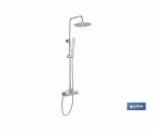 Columna de Ducha con Grifo Monomando Cromado | Con Filtro de Ahorro de Agua