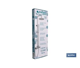 COLUMNA DUCHA CON GRIFO MONOMANDO 80- 1.40