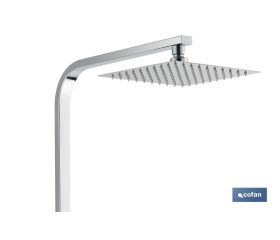 COLUMNA DE DUCHA TERMOSTATICA DISEÑO CUADRADO 90-1.40 CM