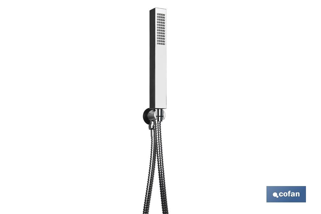 PANEL DE DUCHA ACERO INOXIDABLE ACABADO CEPILLADO 4 FUNCIONES 1.29 X 22,3 CM