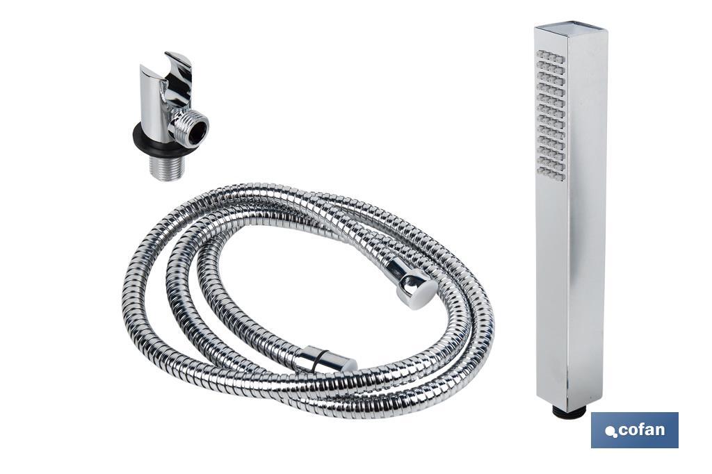 PANEL DE DUCHA ACERO INOXIDABLE ACABADO CEPILLADO 4 FUNCIONES 1.29 X 22,3 CM