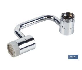 AIREADOR DE GRIFO EXTENSION GIRATORIO METRICA 24- 9X6X2.5 CM