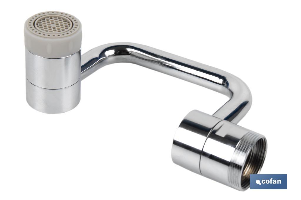 AIREADOR DE GRIFO EXTENSION GIRATORIO METRICA 24- 9X6X2.5 CM